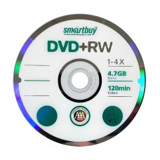 Диск DVD+RW Smart Buy 4X 4,7GB SL-5/200, 1шт