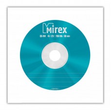 Диск CD-RW Mirex 700Mb  4-12х, в конверте, 1шт