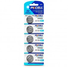 Батарейка литиевая PKCELL CR2032, 3V, 5шт/уп, цена за 1шт