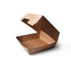 Коробка для гамбургера КРАФТ, 108х108х77мм, 260г/м2