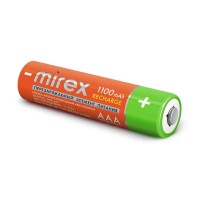 Аккумулятор Mirex HR03/AAА Ni-MH, 1,2V, 1100mAh , 4шт/уп, цена за 1шт