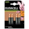 Аккумулятор DURACELL AAA, 1,2V, 900mAh 4BP, 4шт/уп, цена за 1шт