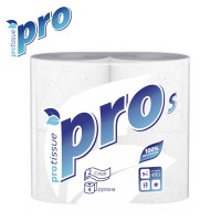 Бумага туалетная двухслойная Protissue Premium, 4рул, 23м