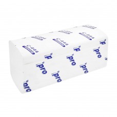 Полотенца бумажные двухслойные Z-сложения PROtissue Premium, 24*22,5см, плотн.1сл. 18г/м2, 150л