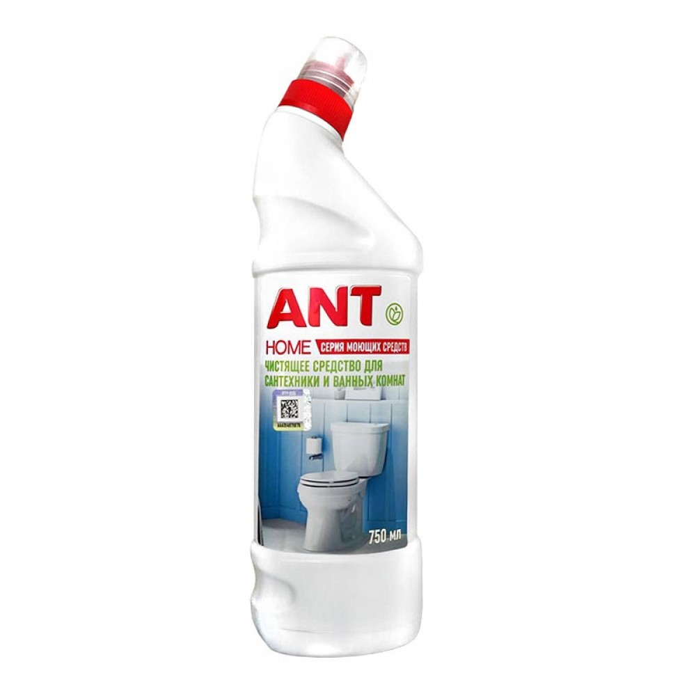 Средство для сантехники «ANT-Кислотные», с дезенфицирующим эффектом, кислотное, концентрат, 750мл