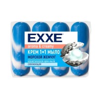 Крем-мыло туалетное EXXE 1+1 Морской жемчуг, 90г, 4ш/уп