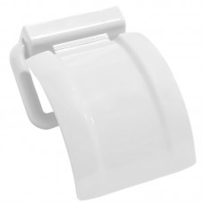Держатель для туалетной бумаги М2225, открытый, пластик, белый