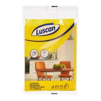 Салфетки для уборки Luscan, вискоза, 3шт, 90г/м2