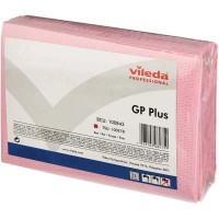 Салфетки для уборки Vileda GP Plus, вискоза, 25шт, красные