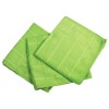 Салфетки для уборки ЛЮБАША, микрофибра, 3шт, зелёные
