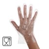 Перчатки полиэтиленовые, M, 100шт/уп, прозрачные
