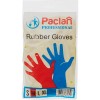 Перчатки резиновые латексные PACLAN Professional, M, х/б напыление