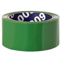 Клейкая лента упаковочная Unibob, 48мм*66м, 45мкм, зелёная
