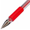 Ручка гелевая Deli Daily, линия 0,5мм, красная