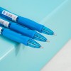 Ручка гелевая автоматическая Deli Arris, линия 0,5мм, синяя