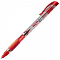 Ручка гелевая Luxor Neo Gel, линия 0,3мм, красная