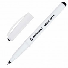 Ручка капиллярная CENTROPEN «Liner», линия 0,3мм, чёрная