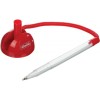 Ручка шариковая настольная Attache, линия 0,35мм, синяя, красный корпус