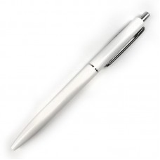 Ручка шариковая автоматическая Luxor CRUX, линия 0,7мм, синяя, белый корпус