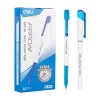 Ручка шариковая Deli Arrow, линия 0,7мм, синяя