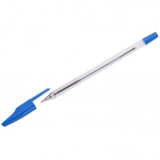 Ручка шариковая OfficeSpace, линия 0,5мм, синяя, корпус прозрачный