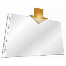 Файлы с перфорацией X-File, А3, 35мкм, глянцевые, горизонт., 50шт/уп